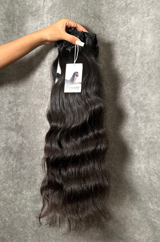 Raw Indian Natural Wave Weft Extension